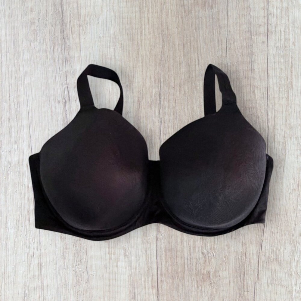 Wacoal 40G Black Underwire T-Shirt Bra 853307 Full Coverage Smooth Support